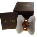 Gucci Interlocking G Brown Dial Brown Leather Watch For Men - YA133319