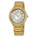 Michael Kors Kerry Mother of Pearl Dial Gold Steel Strap Watch for Women - MK3312