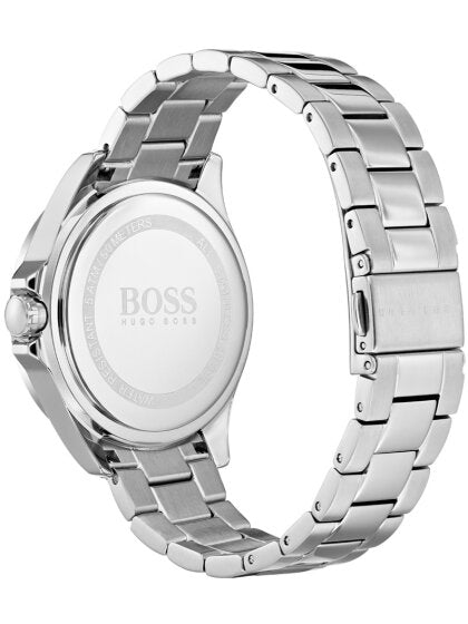 Hugo Boss Premiere Silver Dial Silver Steel Strap Watch for Women - 1502442