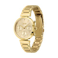 Hugo Boss Flawless Gold Dial Gold Steel Strap Watch for Women - 1502532
