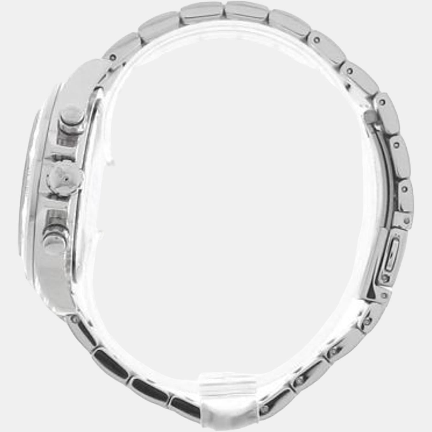 Hugo Boss Novia Chronograph Silver Dial Silver Steel Strap Watch for Women - 1502616