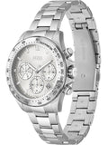 Hugo Boss Novia Chronograph Silver Dial Silver Steel Strap Watch for Women - 1502616