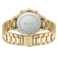 Hugo Boss Hera White Dial Gold Steel Strap Watch for Women - 1502628