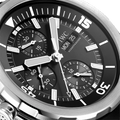 IWC Aquatimer Chronograph Black Dial Black Leather Strap Watch for Men - IW376803