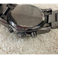 Marc Jacobs Larry Black Dial Gunmetal Ion Plated Stainless Steel Strap Watch for Men - MBM5051