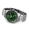 Breitling Navitimer Automatic 41mm Green Dial Silver Steel Strap Watch for Men - A17326361L1A1