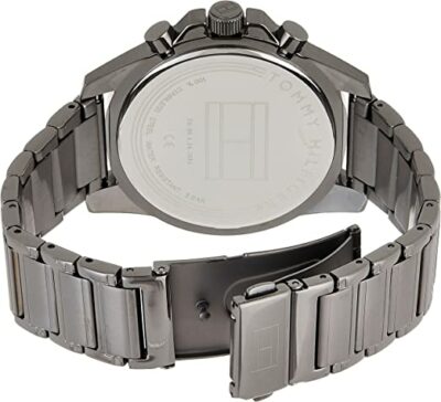 Tommy Hilfiger Mason Grey Dial Grey Steel Strap Watch for Men - 1791790