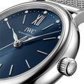 IWC Portofino Automatic Blue Dial Silver Mesh Bracelet Watch for Women - IW357404