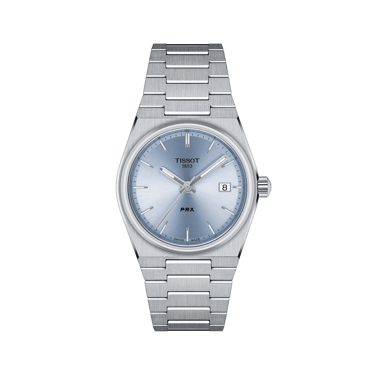 Tissot PRX 35mm Light Blue Quartz Stainless Steel Watch For Women - T137.210.11.351.00