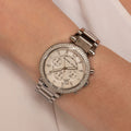 Michael Kors Parker Silver Dial Silver Steel Strap Watch for Women - MK5353