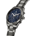 Maserati Competizione Blue Dial Stainless Steel Grey Strap Watch For Men - R8853100019