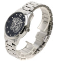 Gucci G Timeless Tiger Black Dial Silver Steel Strap Watch For Women - YA1264125