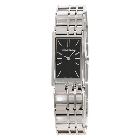 Burberry Heritage Black Dial Silver Steel Strap Watch for Women - BU9501