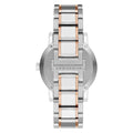 Burberry The City White Dial Two Tone Steel Strap Watch for Women - BU9006