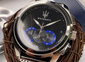 Maserati Traguardo Chronograph Black Dial Mesh Bracelet Watch For Men - R8873612006