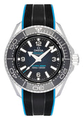 Omega Planet Ocean 6000M Co Axial Master Chronometer 45.5mm Blue Dial Black Rubber Strap Watch for Men - 21532462103001