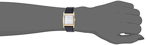 Movado Heritage White Mother of Pearl Dial Black Steel Strap Watch For Women - 3650050