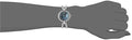 Bulova Crystal Black Mother of Pearl Dial Silver Steel Strap Watch for Women - 96L224