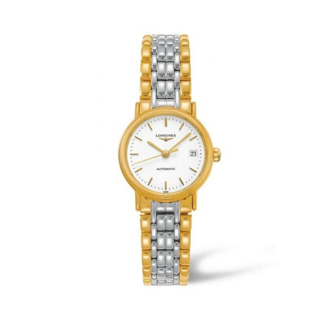Longines Presence Automatic Silver Dial Two Tone Steel Strap Watch for Women - L4.321.2.12.7