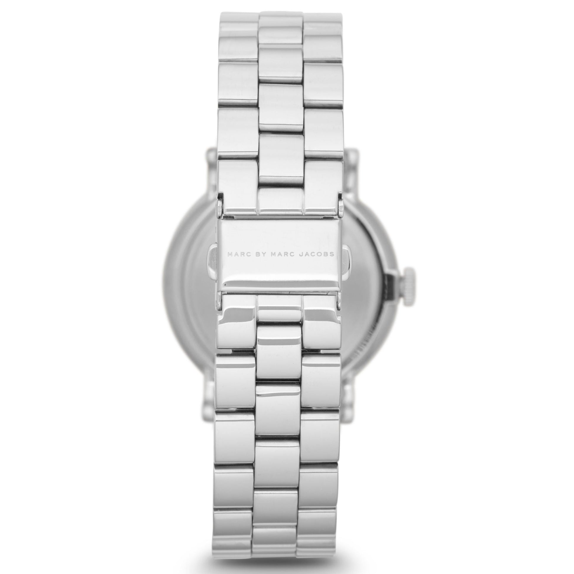 Marc Jacobs Baker White Dial Silver Stainless Steel Strap Watch for Women - MBM3242