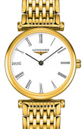 Longines La Grande Classique De Longines White Dial Yellow Gold Mesh Bracelet Watch for Women - L4.209.2.11.8