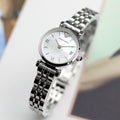 Emporio Armani Gianni White Dial Silver Steel Strap Watch For Women - AR1763