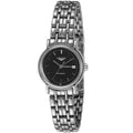 Longines Presence Automatic Black Dial Silver Steel Strap Watch for Women - L4.321.4.52.6