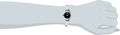 Movado Rondiro 22mm Black Dial Silver Steel Strap Watch For Women - 0606796