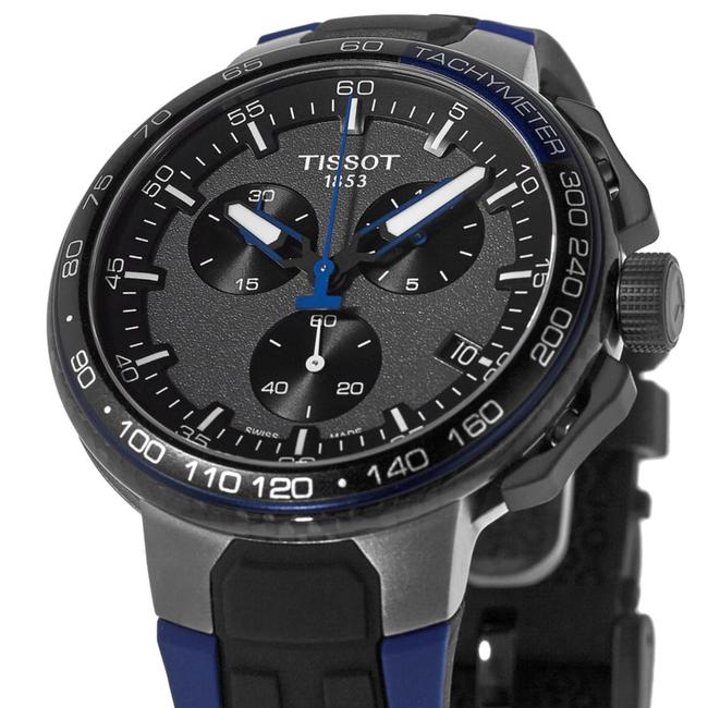 Tissot T Race Cycling 44.5mm Dark Blue Strap Watch For Men - T111.417.37.441.06