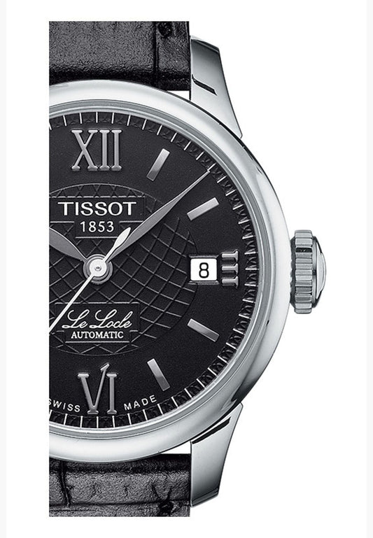 Tissot Le Locle Automatic Leather Strap Watch For Women - T41.123.57