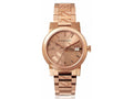 Burberry The City Rose Gold Dial Rose Gold Steel Strap Watch for Women - BU9146