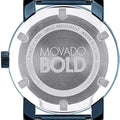 Movado Bold Blue Dial Blue Steel Strap Watch For Women - 3600388