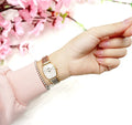 Longines La Grande Classique Diamonds Mother of Pearl Dial Two Tone Mesh Bracelet Watch for Women - L4.205.2.87.7