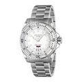Gucci Dive Quartz White Dial Silver Steel Strap Watch for Men  - YA136302