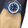 Breitling Superocean Automatic 42mm Blue Dial Blue Rubber Strap Watch for Men - A17375E71C1S1