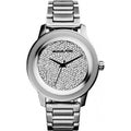 Michael Kors Kinley Diamond Pave Silver Dial Silver Steel Strap Watch for Women - MK5996