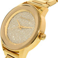 Michael Kors Kinley Gold Dial Gold Steel Strap Watch for Women - MK6209