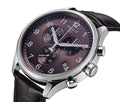 Tissot T Sport Chrono XL Classic Brown Dial Brown Leather Strap Watch For Men - T116.617.16.297.00