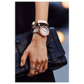 Michael Kors Kinley Rose Gold Dial Rose Gold Steel Strap Watch for Women - MK6210