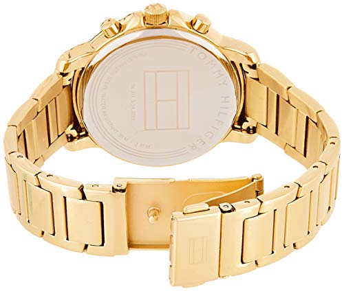 Tommy Hilfiger Claudia Gold Dial Gold Steel Strap Watch for Women - 1781821