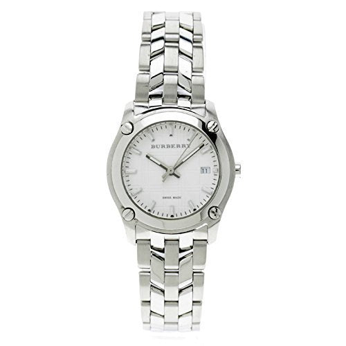 Burberry Heritage White Dial Silver Steel Strap Watch for Women - BU1853