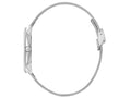 Calvin Klein Minimal White Dial Silver Mesh Bracelet Watch for Women - K3M52152