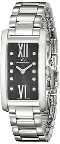 Maurice Lacroix Fiaba Black Dial Silver Steel Strap Watch for Women - FA2164-SS002-350