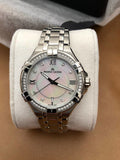 Maurice Lacroix Aikon White Mother of Pearl Dial Silver Steel Strap Watch for Women - A11006-SD502-170-1