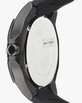 Guess Genesis Quartz Black Dial Black Silicone Strap Watch For Men - W1254G2