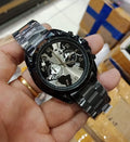 Michael Kors Bradshaw Stop Hunger Black Dial Black Steel Strap Watch for Women - MK6271