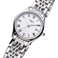 Longines Lyre White Dial Silver Steel Strap Watch for Women - L4.259.4.11.6