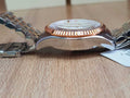 Michael Kors Lexington Silver Dial Two Tone Steel Strap Watch for Women - MK5735