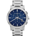 Burberry The City Blue Dial Silver Steel Strap Watch for Men - BU9363