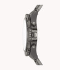Fossil Garrett Chronograph Grey Dial Grey Steel Strap Watch for Men - FS5621